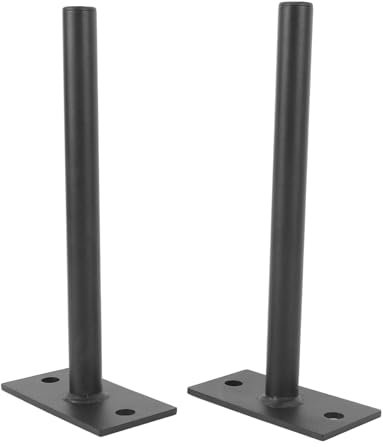 2 Stück an der Wand Montierter Hantelscheibenhalter, Wand-Gewichtsaufbewahrungsregal, Konstruktion aus Legiertem Stahl, Durchmesser 2,5 cm, für Fitness