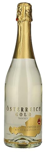 Österreich Gold - mit 23 Karat Blattgold (1 x 0.75 l) (Packung mit 6)