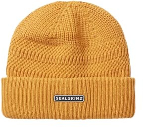 SEALSKINZ Gressenhall Baskenmütze, wasserdicht, kaltes Wetter, gestreift, gestreift, für Erwachsene, Gelb, L/XL