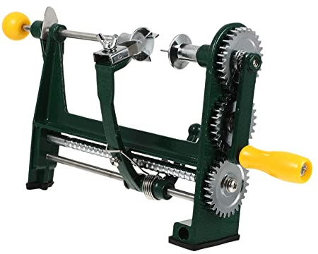 VICASKY DREI In-1 Obstschäler für Orangen und Kartoffeln Handkurbel Aluminiumlegierung mit Klemme zur Befestigung an Arbeitsfläche