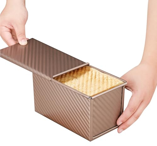 Stampo per pane toast – Padella per pane ondulato | con acciaio al carbonio non -STICK – Utensile da forno professionale con costruzione resistente al calore per il ristorante Craft Studio