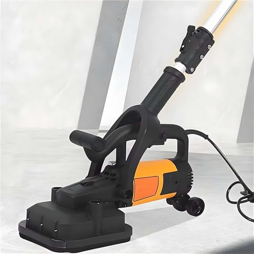 QFGain Pole Sander for Ceiling and Wall, Electric Drywall Sander Dustless with Vacuum Dust Collector, 4-Corner Head for Large Coverage, Telescoping Pole for Painting Preparation & Joint Compound