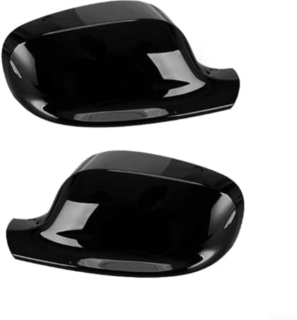 BlissfulAbode Spiegelkappen Links Und Rechts Schwarz Lackiert Für BMW X3 F25 2011-2014, Ersatz Abdeckung Außenspiegel Kunststoff