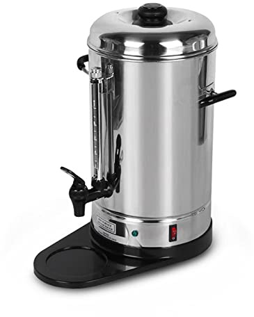 XSDAJSD Cafetière et Distributeur de Boissons Chaudes, Chauffe-Eau à Double paroi en Acier Inoxydable pour Une Isolation optimale et Un Maintien au Chaud Automatique pour Restaurants/-/6 L