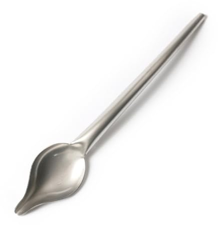 VERDANVERSE 2pcs Stainless Steel Chocolate Spoons DIY Drawing Spoons for Cake Decorating and Baking