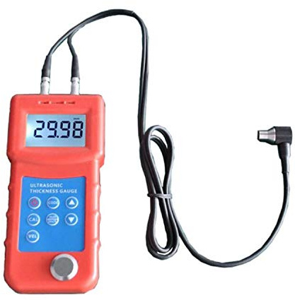 Igrometro Professionale Calibro di spessore ultrasonico Gamma di misurazione 1-300mm Precisione 0,5 millimetri di metallo di spessore Tester di spessore ultrasonico strumento UM6800