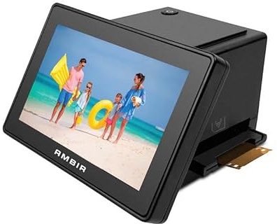 High-Resolution Touch Screen Film and Slide Scanner with PictureStudio by AMBIR (FS550-TS)