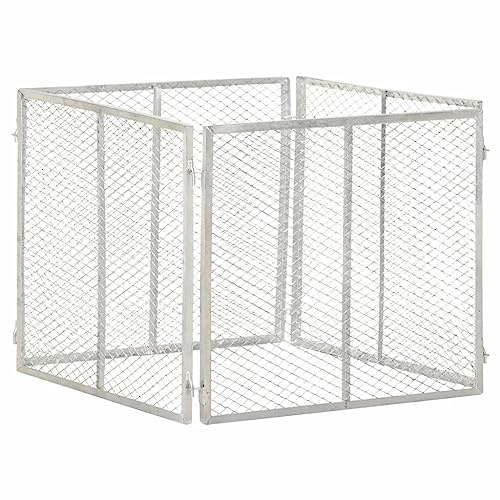 Genérico Compostador de jardín Hierro galvanizado 85x85x70 cm,Casa y jardín,Jardín,Jardinería,Compostaje,Compostadores-146149