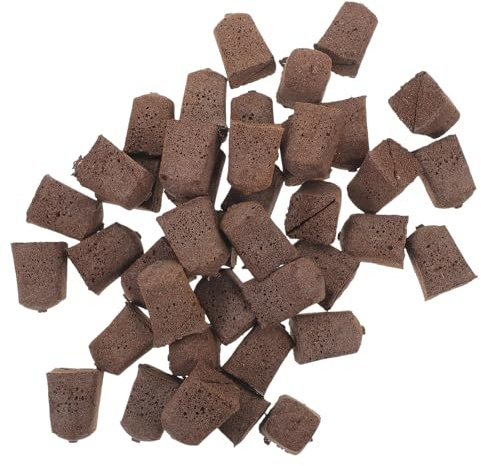 ibasenice 40 Blocs de Germination pour Semis 1 Pouce Cubes Hydroponiques en Biocharbon Noir Substrat Respirant et Hydratant Engrais Naturel pour Jardin Fournitures de Jardinage Culture