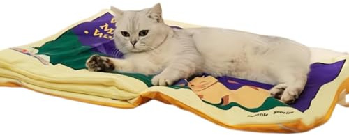 Cat Sleeping Mat Pet Napping Cushion | Washable Cat Mat for Outdoor Indoor Bedroom Living Room Balcony Windowsill Apartment Home