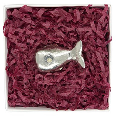Schöne Tierfigur Wal Moby Dick aus Zinn (Pewter) von Hand Gegossen