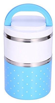 Thermal Lunch Box,-Lunchbox,-Box,1/2/3 Schichten,Tragbar,Isoliert,Edelstahl,Lebensmittelbehälter,Wasserdicht,Stapelbar,Mit Griff,Für Männer,Frauen,Kinder