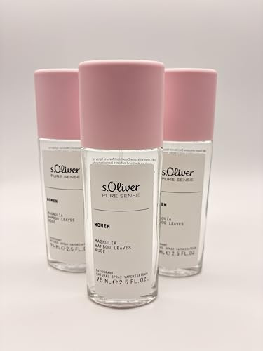 s.Oliver PURE SENSE Woman Deodorant Spray 3 x 75 ml / 225 ml