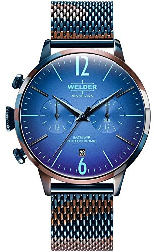 Reloj Welder WWRC820 Smoothy Hombre Azul Acero