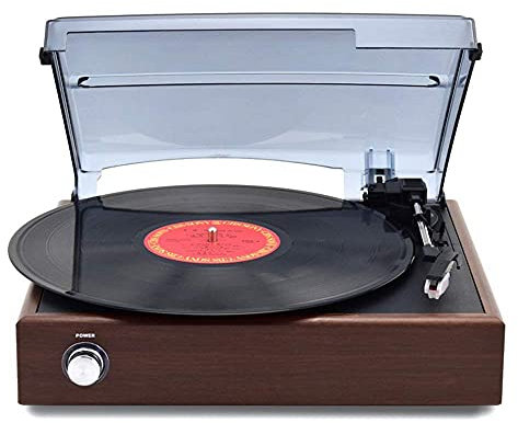 ROLTIN Ornements pour Chambre à Coucher, Lecteur de Disque Vinyle rétro Moderne, Lecteur CD Bluetooth, Gramophone Ancien