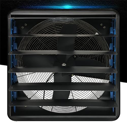BETAM Abluftventilator Fensterläden,Bad Ventilator/Axiallüfter,220V Fensterventilator Und Wandlüfter,Verdickte Metallschale,Für Geschäfte, Zuhause, Dachboden, Garage Rauchabzug Grill,10 inches