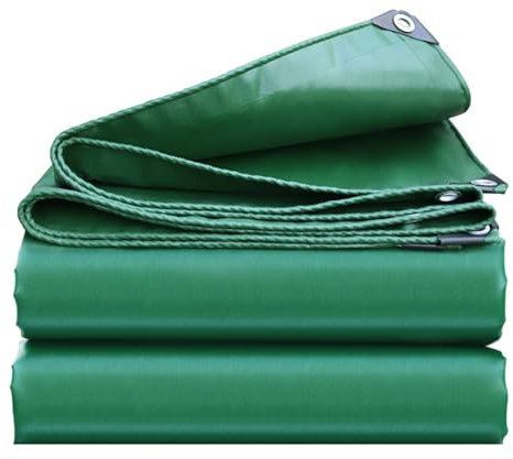 Telone di Plastica Impermeabile Telone Impermeabile da Giardino Con Occhielli Pieghevole Angolo Rinforzato per le Piante, Personalizzato Qulamrdk(Size:6x12m)