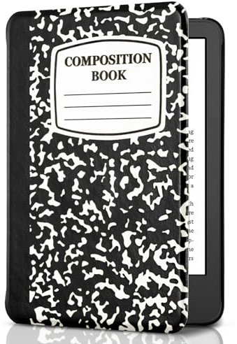 CoBak Kindle Hülle für 6 Neu Kindle 11. Generation, 2022/2024 e-Reader (Modell Nr. C2V2L3), Leichte Schutzhülle mit Auto Schlaf/Wach Funktion Smart Cover, Arbeitsbuch