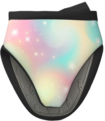 Arcobaleno, Mini guanti da forno in silicone, guanti da forno da cucina antiscivolo resistenti al calore