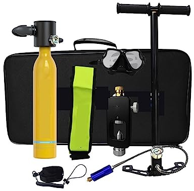 Bouteille de Plongée, Mini Équipement De Réservoir De Plongée De 0,5 L, Recycleur Portatif De Bouteille D'oxygène De Plongée Sous-marine, Équipement De Plongée ,Divertissement Sous-marin/Travail Plong