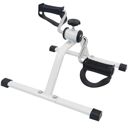 Mini-Heimtrainer, Arm-Bein-Pedal-Trainingsgerät, zusammenklappbarer Hand-Fuß-Pedal-Trainer, tragbar, faltbar, for Fitnessstudio, Innenbereich, Zuhause