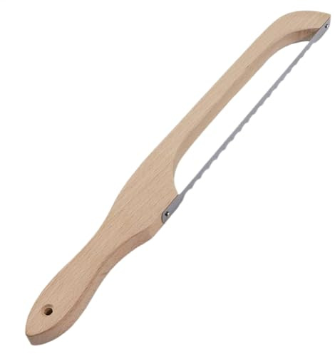 Taglierina Di Pane In Legno Con Da, Taglierina Di Pane | Taglierina Di Dentatura Con Per Pane, Strumento Di Taglio In Acciaio Inossidabile, Forniture Per Panifici, Strumento Per Cottura