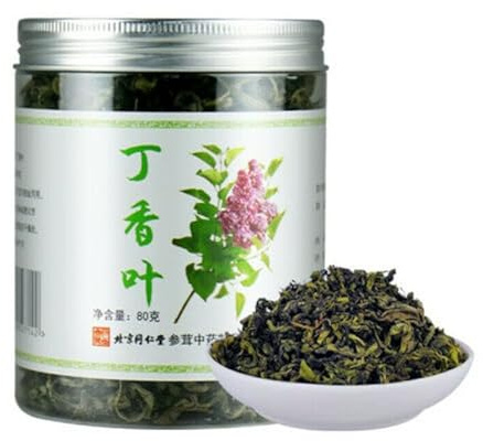 80g Té De Hierbas Dingxiangye Folium Syringae Tee De Hierbas De Hojas Sueltas Tea Verde De Clavo Sin Aditivos Perfumado Tea Que Calma La Mente Y Ayuda a Conciliar El Sueño