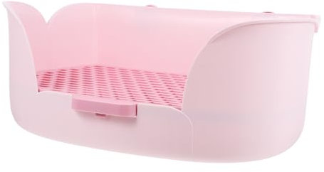 Toddmomy Große Kaninchentoilette für Kleine Praktische Katzentoilette mit Filterbasis für Garten zur Stubenreinheit von Meerschweinchen