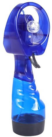 Hand Nebelventilator, Mini Ventilatoren Mit Wassernebel, Multifunktionaler Wassernebelventilator Mit 300ML Sprühflasche, Tragbarer Batteriebetriebener Wasserkühlventilator, Für Den Außenbereich