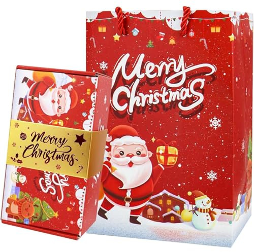 Surprise Gift Box Explosion for Money, Merry Christmas Folding Bouncing Gift Boxes, Pop-Up Money Gift Boxes Explosion, for Birthday Christmas Anniversary Valentine Proposal (6 Bounces,Red)