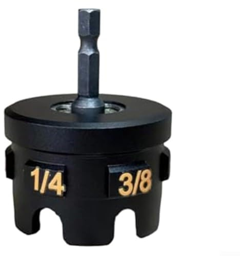 Besttoolifes Accesorio de taladro con cremallera para tuerca, llave de vaso para varillas roscadas, herramienta de destornillador de tuerca hexagonal para tamaños de 1/4, 3/8 y 1/2 pulgadas, para