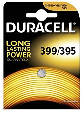 LOT DE 6 PILES DURACELL 399/395 SILVER OXIDE 1,5V
