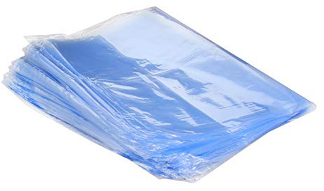 Othmro Schrumpfbeutel, PVC-Schrumpfbeutel, 20 x 30 cm, schrumpfbare Verpackungsbeutel, industrielle Verpackung, Versiegelungsbeutel, hellblau, 100 Stück
