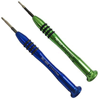 Rinbers 2,0 mm Tri-Wing Y-Spitze und 1,5 mm PH000 Kreuzschlitzschraubendreher-Set, Reparatur-Set für Nintendo Switch,Switch Lite,Wii U, 3DS und andere Nintendo Gamepads