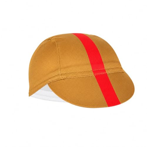 Cabirol Casquette de Cyclisme Unisexe avec Visière Ajustement Confortable sous Le Casque Protection Solaire UPF 40+ Respirante et à Séchage Rapide pour l'Été (Orange)