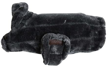 Kentucky Dogwear Fake Fur Hundemantel 300 g, Größe:M, Farbe:grau