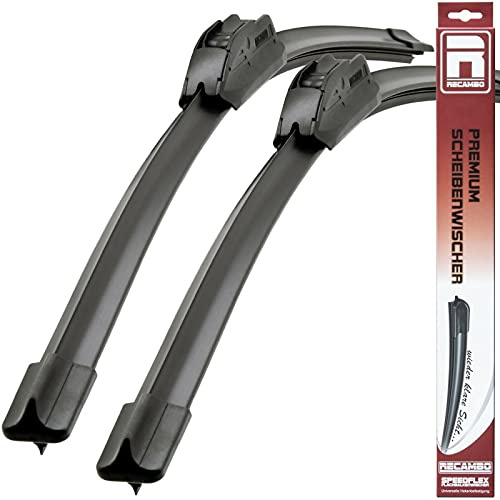 Recambo Scheibenwischer vorne kompatibel für DACIA DUSTER | BJ 03/2010-11/2014 (2er Set: 500mm / 500mm)