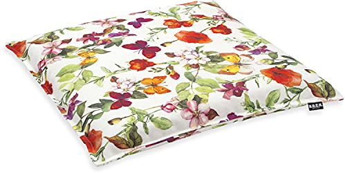H.O.C.K. Sweet Butterfly Outdoor Sitzkissen mit Biese Schmetterling-Motiv 45x45x4cm