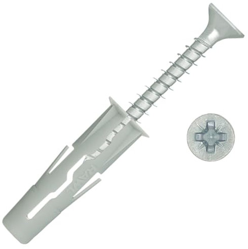 Universal Dowel 8 x 32 with Screw 4.5 x 50 UNO-08+450/100 Pieces/rawlplug 5906675199658