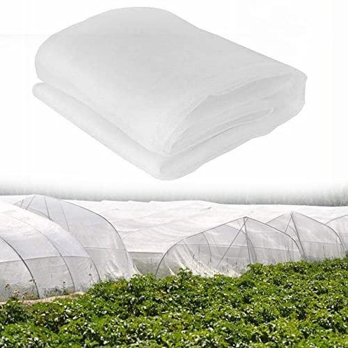DINGFAN Insektennetz, Gemüsenetz Garten Feinmaschig, Netz für Pflanzen Gemüse Früchte vor Insekten Vögel Käfer Mücke Fliege Fliegengitter Meterware Moskitonetz Stoff (Größe : 4x15m)