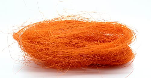 Kunstgras Paket Deko-Gras Ostergras Füllmaterial DIY Holzwolle Dekomaterial orange