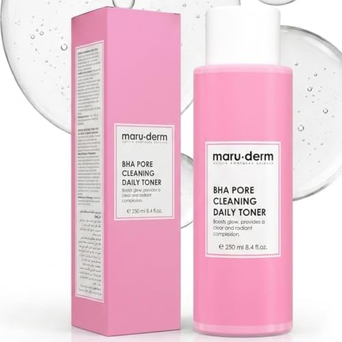 Maruderm Poren-Minimizer-Toner – Gesichtswasser gegen Mitesser, vergrößerte Poren, Falten & feine Linien | Für Gesicht, Körper & Haare | Für alle Hauttypen 250 ML