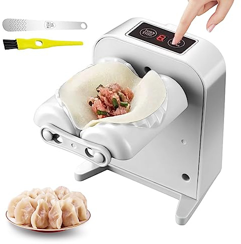 Automatisch Knödelmacher Dumpling Maker Machine: Nizirioo Elektrische Knödelmaschine mit Löffel Bürste, Ravioli Former Dumpling Maker USB-Aufladung Automatisch Knödelmacher Elektrische Ravioli Former