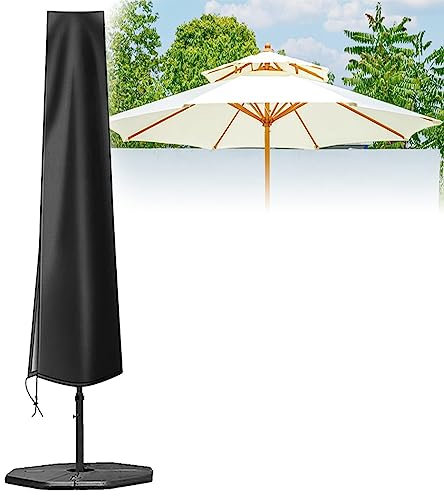 Outdoor Table Parasol Cover Waterproof Oxford Fabric Garden Umbrella Cover For For Outdoor Uumbrellas, Winter Protection,zipped And Drawstring 240x57/57cm (Size : 220x30/50cm)