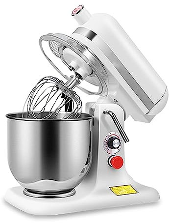 Impastatrice Planetaria Offerta 11 Velocità Robot Da Cucina Con Ciotola In Acciaio Inossidabile 7L Sbattitore Con Sbattitore K, Gancio Per Pasta E Frusta Per La Cottura Della Cucina Torta Uovo Crema (