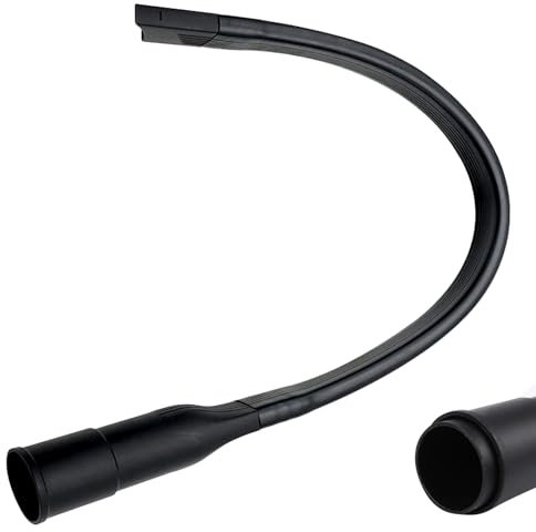 Boquilla aspiradora Universal 62cm Boquilla Larga Flexible para aspiradora con conexión de 32mm y 35mm, Accesorio de Boquilla de extensión para la Limpieza Debajo de Muebles y Asientos de Coche