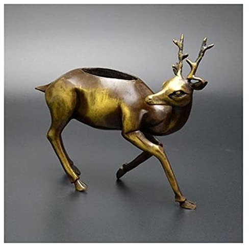 Cendrier Collection de cendrier de cuivre pur luxueux Cendrier de cendrier Fawn Aromatherapy Poêle Creative Animal Cendrier Décor Porte-cendre cendrier pour cigarettes