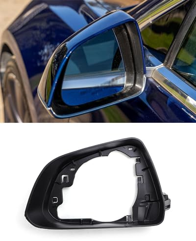 KKTR-CAR Mirror Frame, Driver Side/Left Side Mirror Cover Compatible with Tesla Model 3 2017-2023, OEM 8202101 8202201 22873025 22873026 (Model 3 Driver Side)