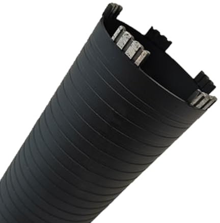 NORDMANN DIAMANTTECHNIK Diamant-Bohrkrone TS-7, Ø 132 mm, Spezial-Bohrkrone für Softschlag-Kernbohrmaschinen, hoher Bohrvorschub & Standzeit, ideal für Beton, Stahlbeton, Mauerwerk, Ziegel