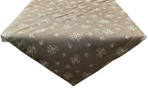 Hossner Tischdecke Mitteldecke Kufstein braun 85x85 cm